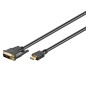 Goobay DVI-D HDMI 1m Black